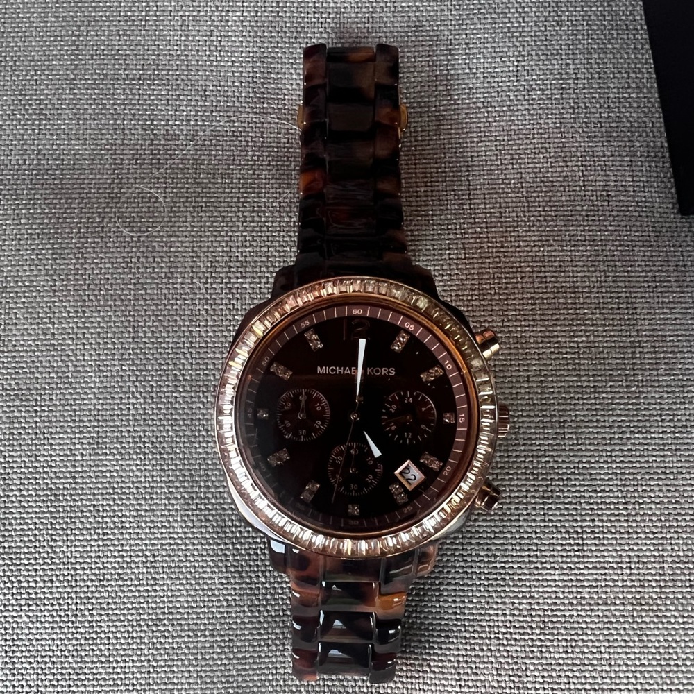 Women’s Michael Kors Brown Tortoise Watch
